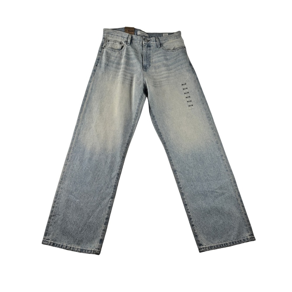NWT PacSun Dylan Baggy Jeans Mens 32x32 Light Wash Wide Leg 90s Skater Denim
